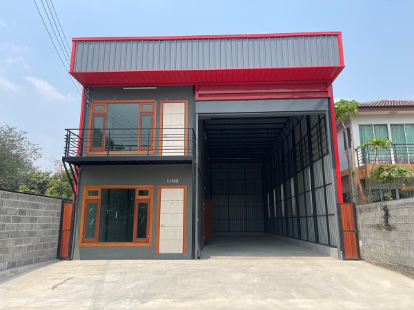 โกดังให้เช่าพร้อมออฟฟิศ 150 ตรม อำเภอลำลูกกา 4  ถนนพระองคเจ้าสาย ปทุมธานี