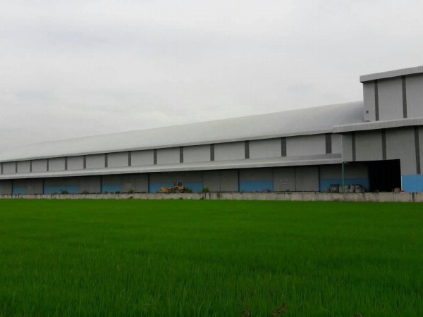 F 4796 ให้เช่าโกดังคลังสินค้าสร้างใหม่ย่านไทรน้อย ขนาด 2700 3600 9000 บาท อากาศถ่ายเท ได้มาตรฐาน พิกัดอำเภอไทรน้อย นนทบุรี