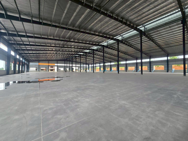 โกดัง โรงงานใหม่ให้เช่า 19800 ตรม ต พนานิคม อ นิคมพัฒนา ระยอง สีม่วงลาย