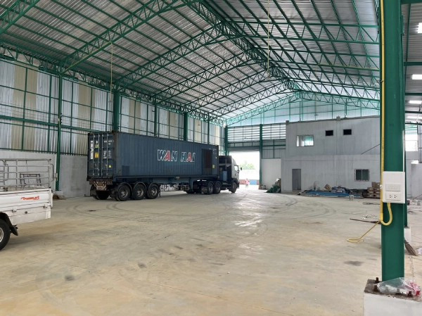 F 4870 ให้เช่าโรงงานโกดังพร้อมออฟฟิศสร้างใหม่ย่านสมุทรสาคร  จำนวน 2 หลัง บนที่ดิน 115 ไร่ บริเวณถนนพระราม 2 ขาออก ตำบลบางโทรัดเมืองสมุทรสาคร ภาพที่ 4