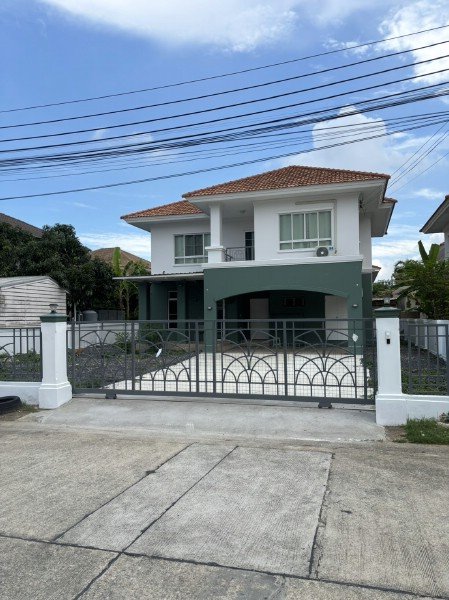 H 2935 ให้เช่าบ้านเดี่ยว2ชั้นอยู่ติดถนนสุวินทวงศ โครงการหมู่บ้านภัสสร13 บริเวณซอยสุวินทวงศ 86 แขวงลำผักชี เขตหนองจอก กรุงเทพฯ