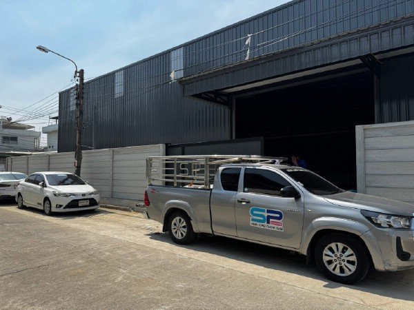 F 5120 ให้เช่าโรงงานโกดังพร้อมออฟฟิศย่านถนนพระราม2แสมดำ พื้นที่รวม  676 ตรมพื้นที่สีม่วง พิกัดแขวงแสมดำ เขตบางขุนเทียน กรุงเทพฯ