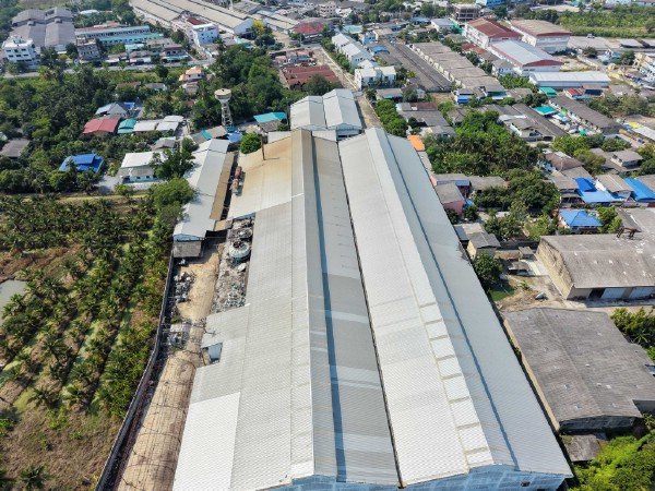 F 5187 ให้เช่าโรงงานอุตสาหกรรมย่านอ้อมใหญ่สามพราน บนที่ดิน 17 ไร่ พื้นที่รวมทั้งหมด 28188 ตรม พิกัดตำบลอ้อมใหญ่ อำเภอสามพราน นครปฐม